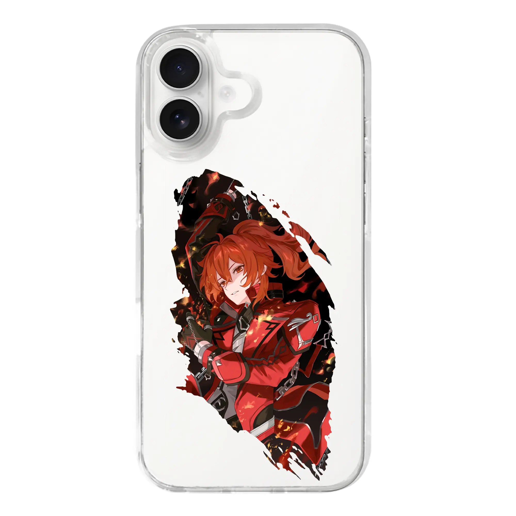 原 神 グッズ ディルック - iPhone 17シリーズ 透明スマホケース – 薄型・耐衝撃・精密フィット保護カバー